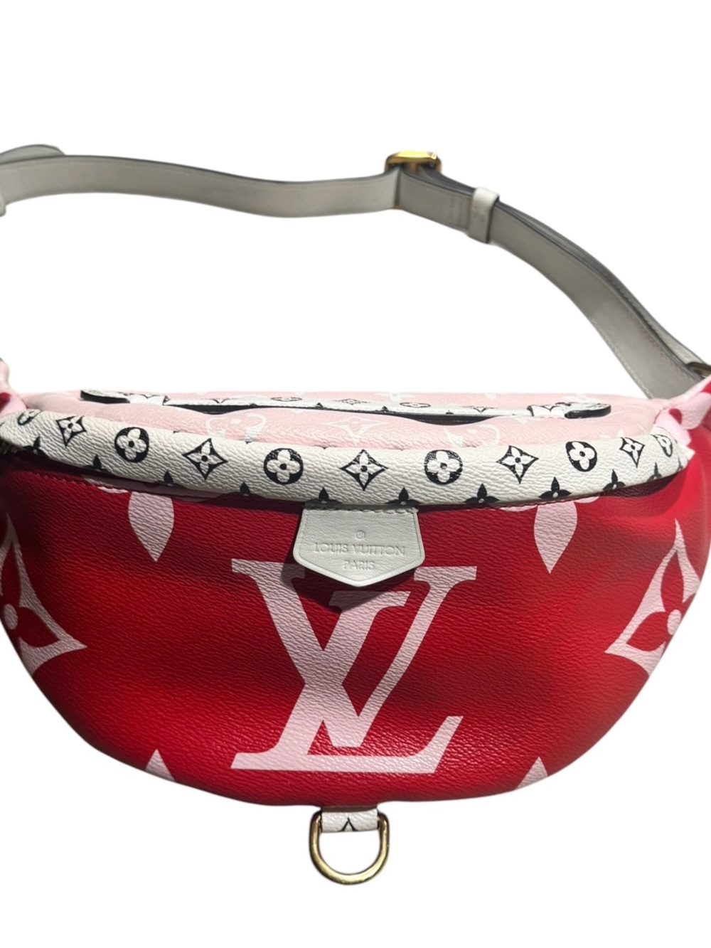 Louis Vuitton Red & White Monogram Bum Bag